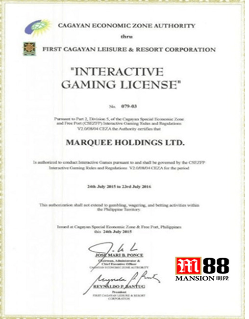 Giấy Phép Hoạt Động M88 Có Hợp Pháp Không?